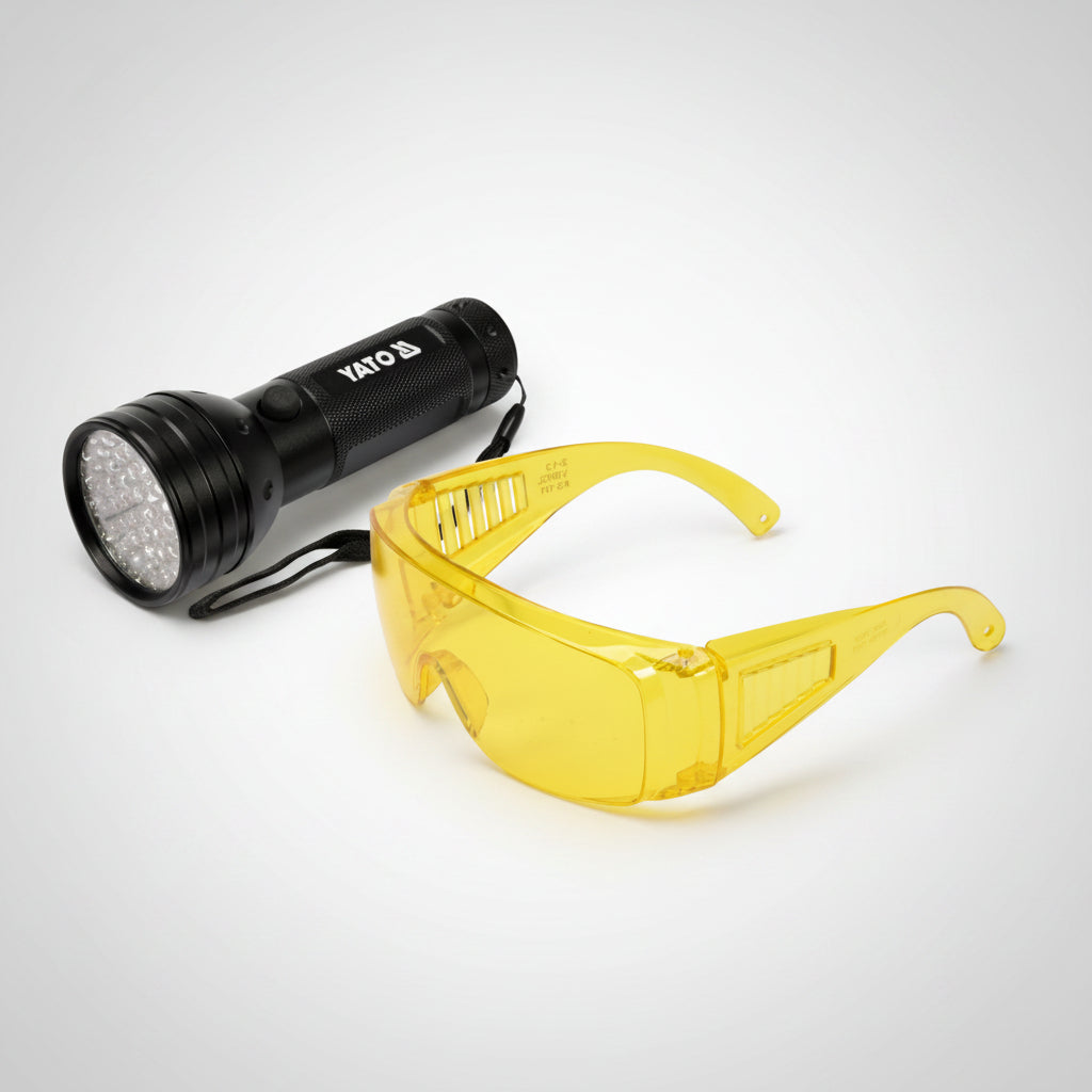 Yato YT-08581 Φακός Χειρός UV 395nm Με Γυαλιά