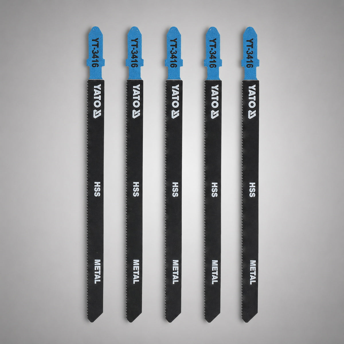 Yato YT-3416 Συλλογή Λάμες Σέγας Για Μέταλλα HSS 21TPI 130mm Σετ 5 Τεμ