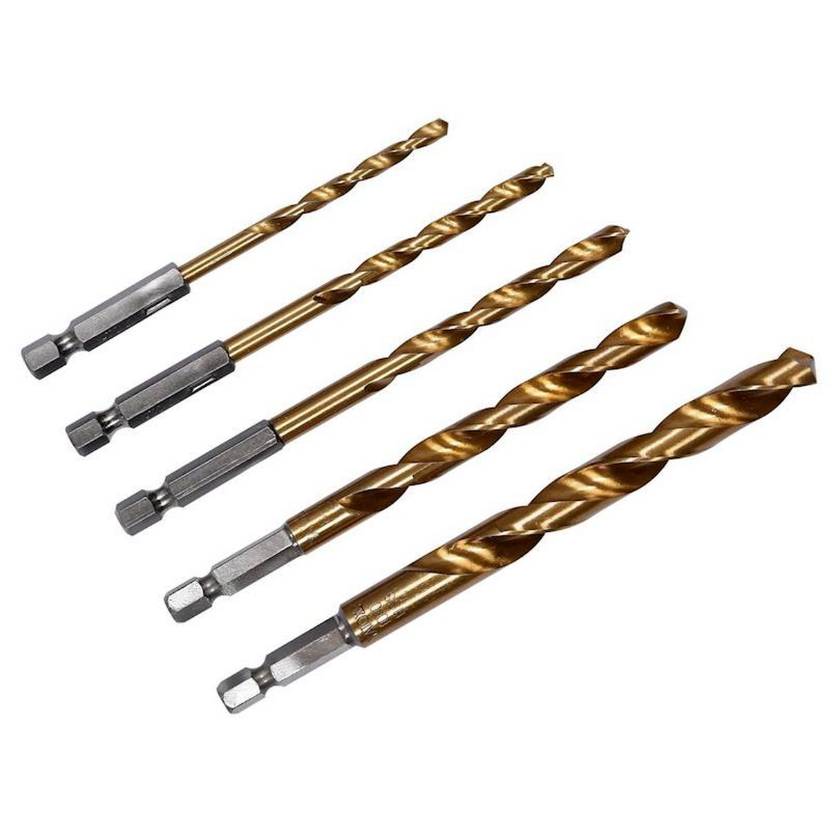 Yato YT-44700 Τρυπάνια Τιτανίου HSS Εξάγωνης Βάσης Set 5 τεμαχίων