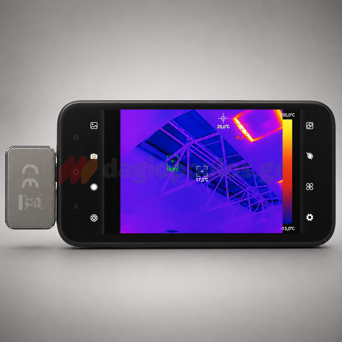 Yato YT-72931 Θερμική Κάμερα Με USB-C Για Κινητά Τηλέφωνα Android