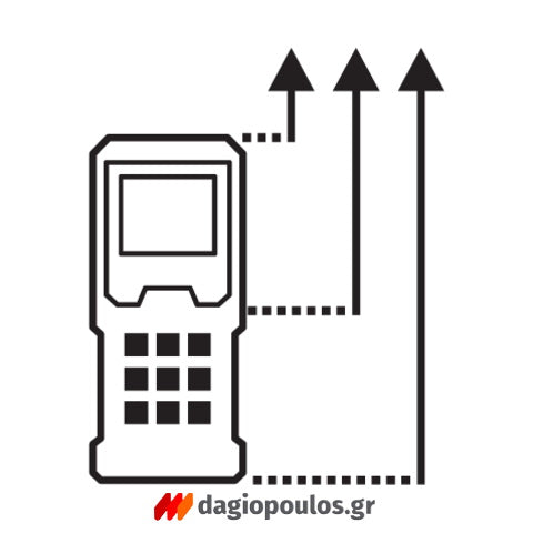 Yato YT-73127 Επαγγελματικός Μετρητής Αποστάσεων Laser 4.5V 60mtr