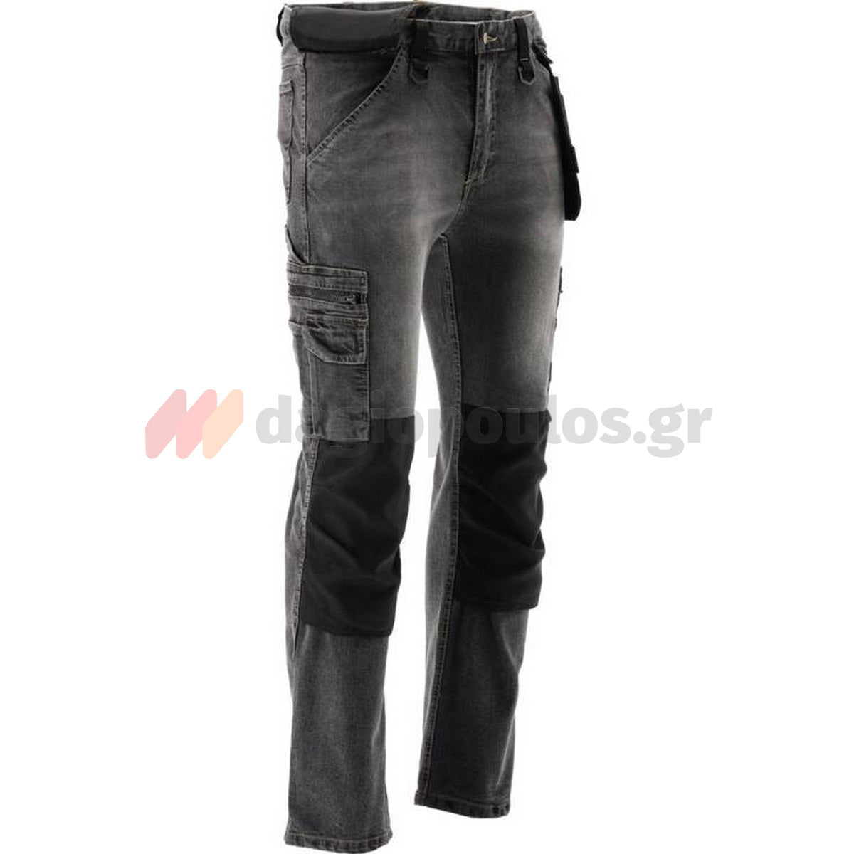 Yato Stretch Jeans Παντελόνι Εργασίας Τζιν Γκρι