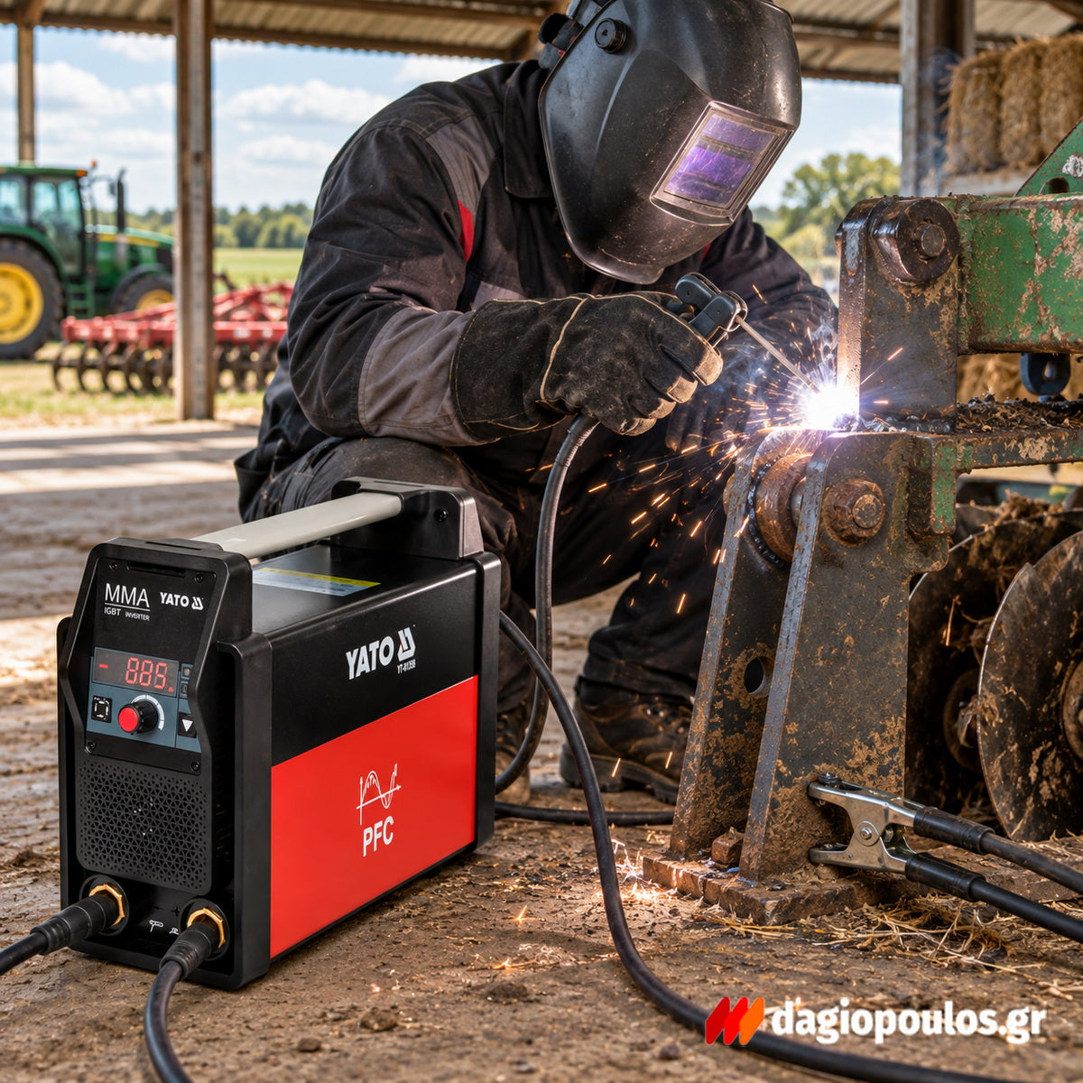 Yato YT-81358 Ηλεκτροσυγκόλληση Inverter PULSE MMA/LIFT TIG 200A