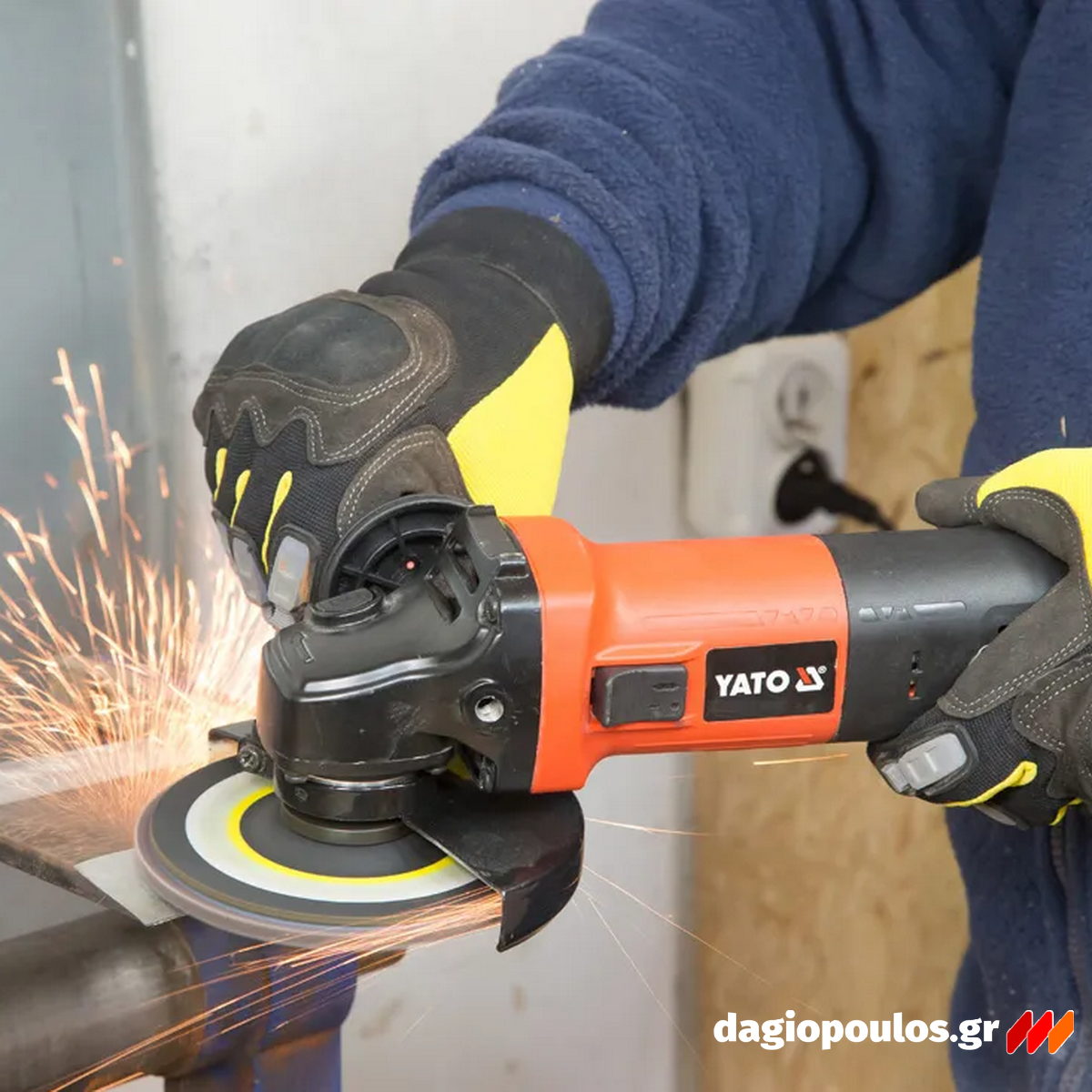Yato YT-82100 Ηλεκτρικός Γωνιακός Τροχός 125mm 1100Watt