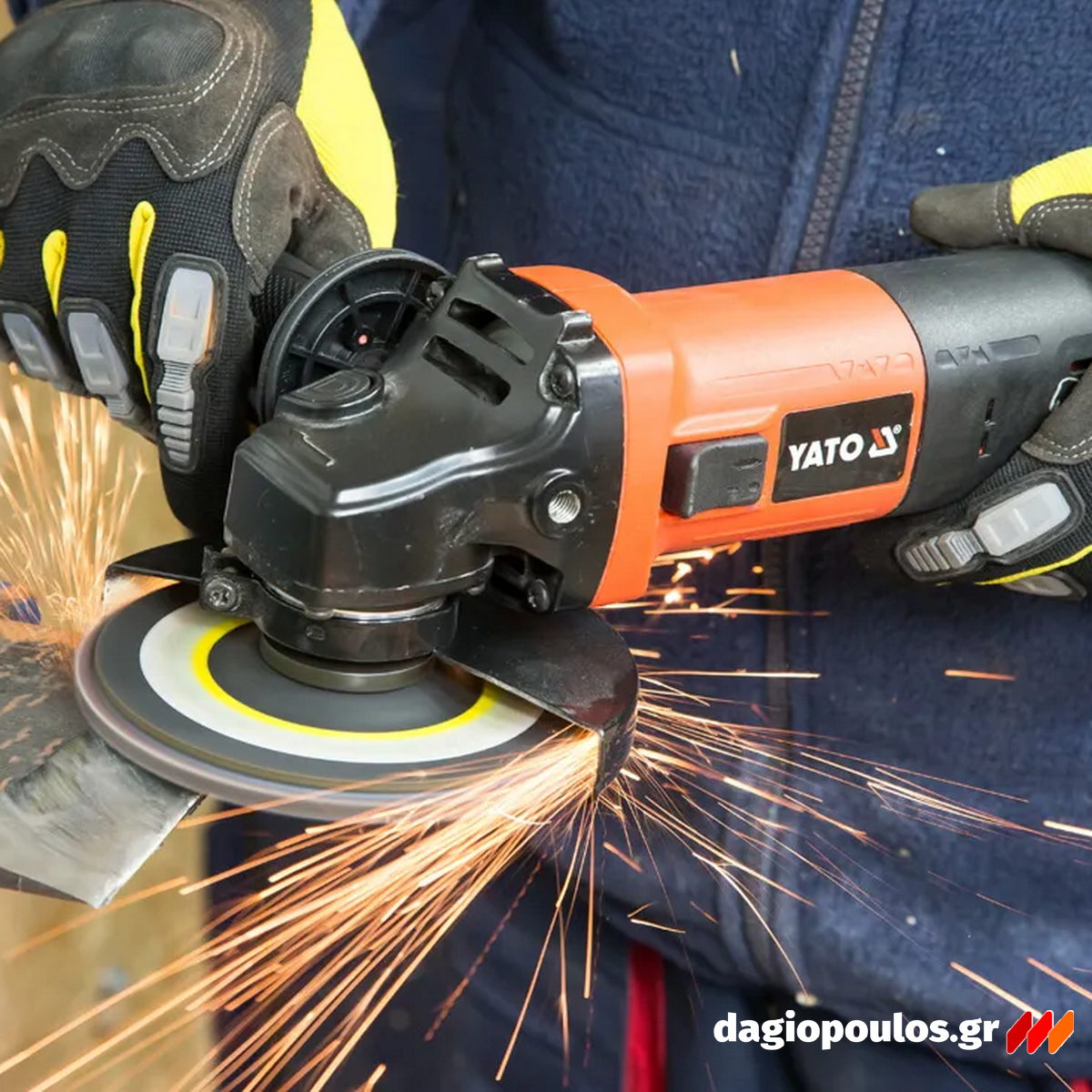 Yato YT-82100 Ηλεκτρικός Γωνιακός Τροχός 125mm 1100Watt