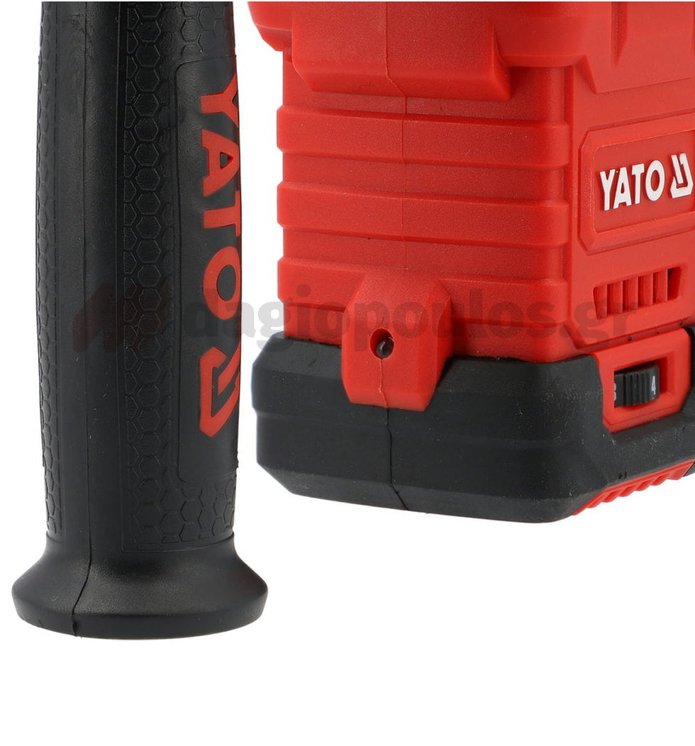 Yato YT-827724 SDS Plus Brushless Πνευματικό Πιστολέτο Μπαταρίας 18V Li-Ion 2.8J Με 2 Μπαταρίες 4.0Ah