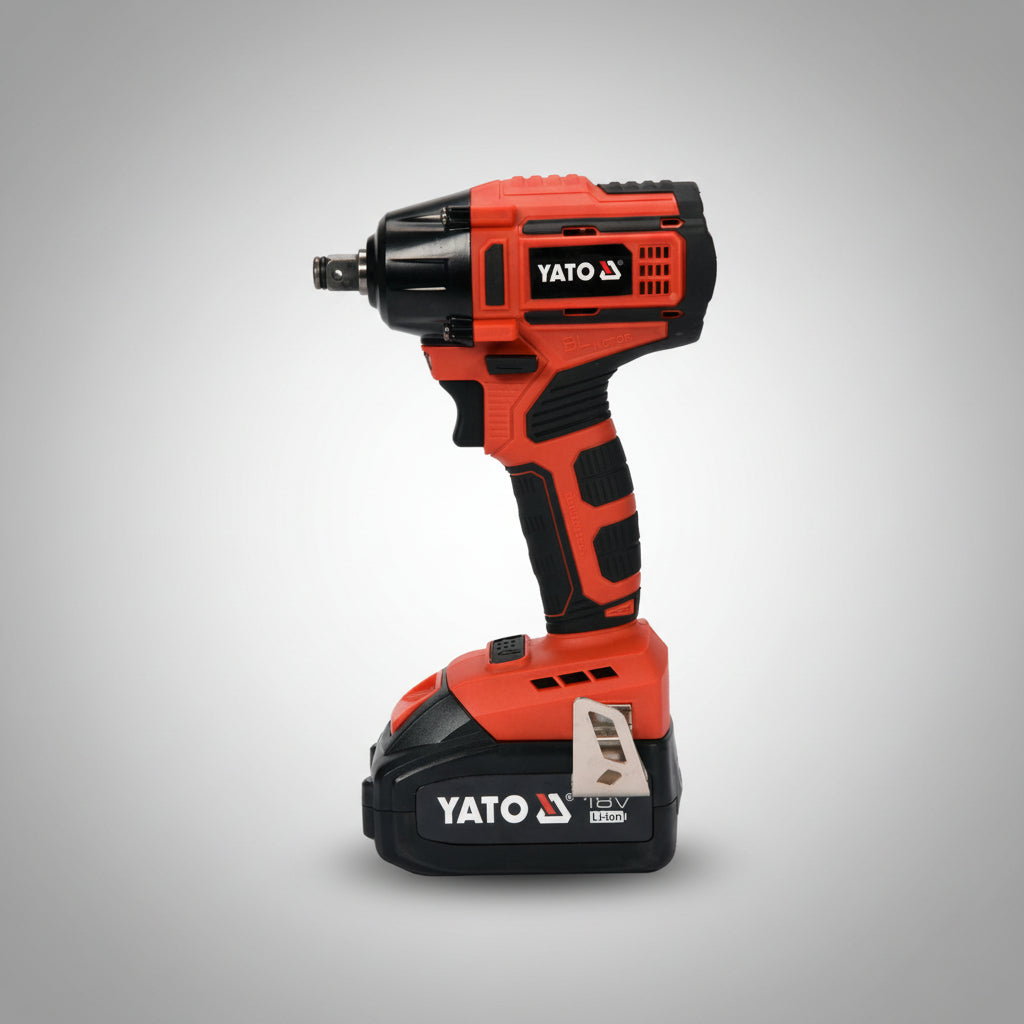 Yato YT-82802 Brushless Παλμικό Κατσαβίδι - Μπουλονόκλειδο Μπαταρίας 250Nm 18V Li-Ion Με Μπατ.3.0Ah - Φορτιστή - Βαλίτσα
