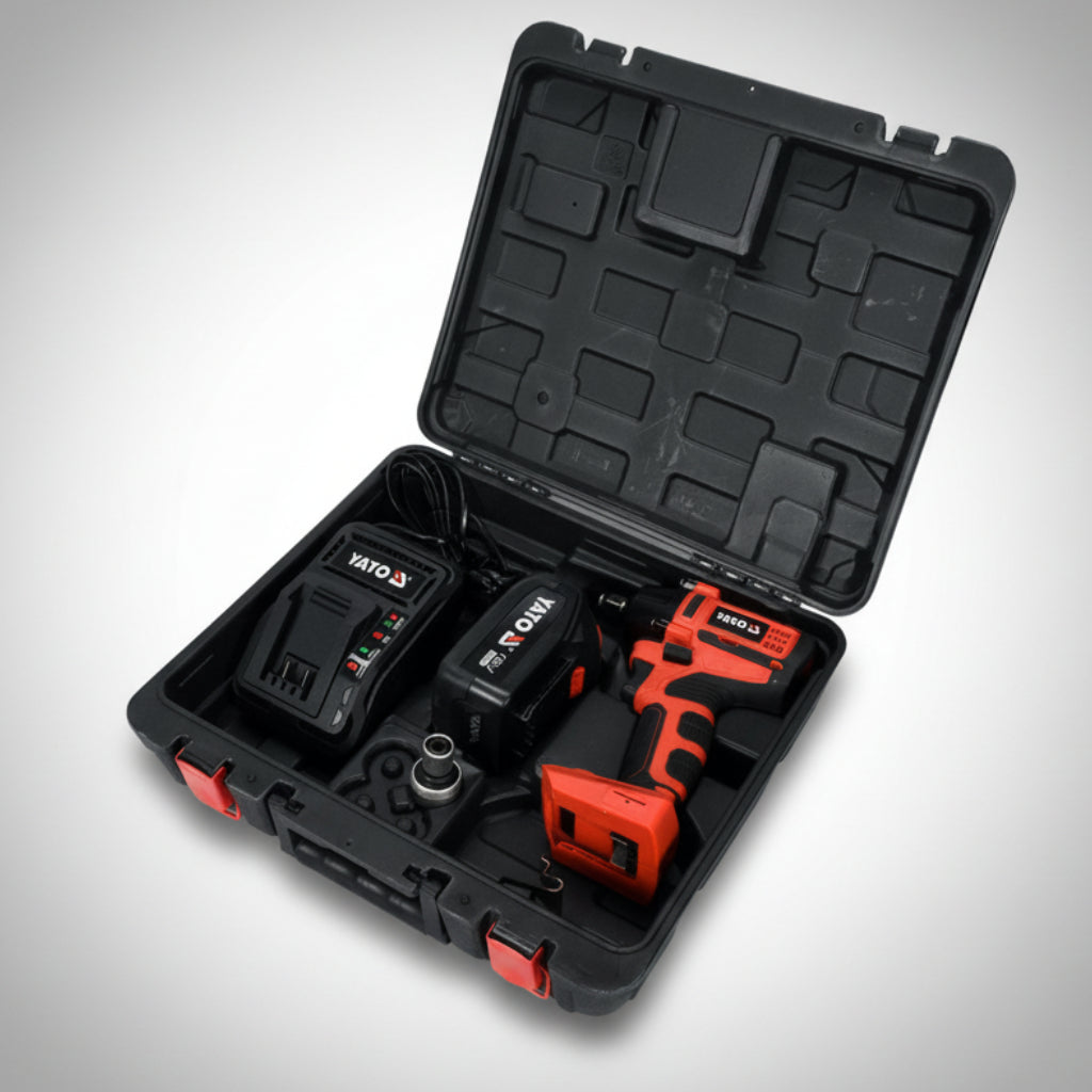 Yato YT-82802 Brushless Παλμικό Κατσαβίδι - Μπουλονόκλειδο Μπαταρίας 250Nm 18V Li-Ion Με Μπατ.3.0Ah - Φορτιστή - Βαλίτσα