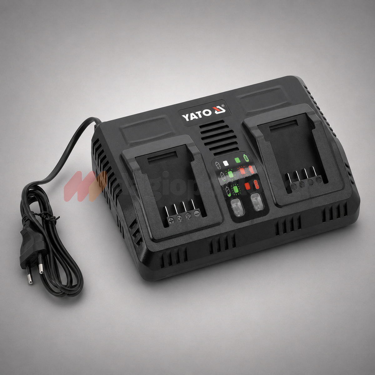 Yato YT-828501 Φορτιστής Επαναφορτιζόμενων Μπαταριών 2 Θέσεων 18V 4.5Α