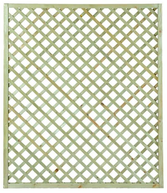 Καφασωτό Ξύλινο Ρόμβος 6x6 Ύψους 180cm 180cm x 180cm