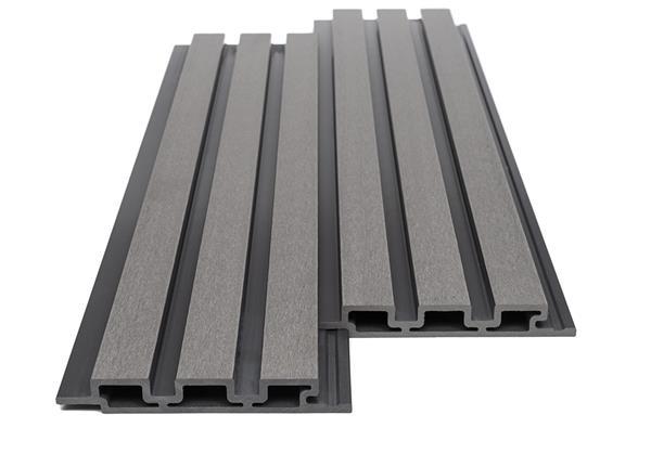 3D WPC 8550 Light Grey Συνθετικό Panel 2ης Γενιάς Με Πηχάκια 25x176.5x2900mm