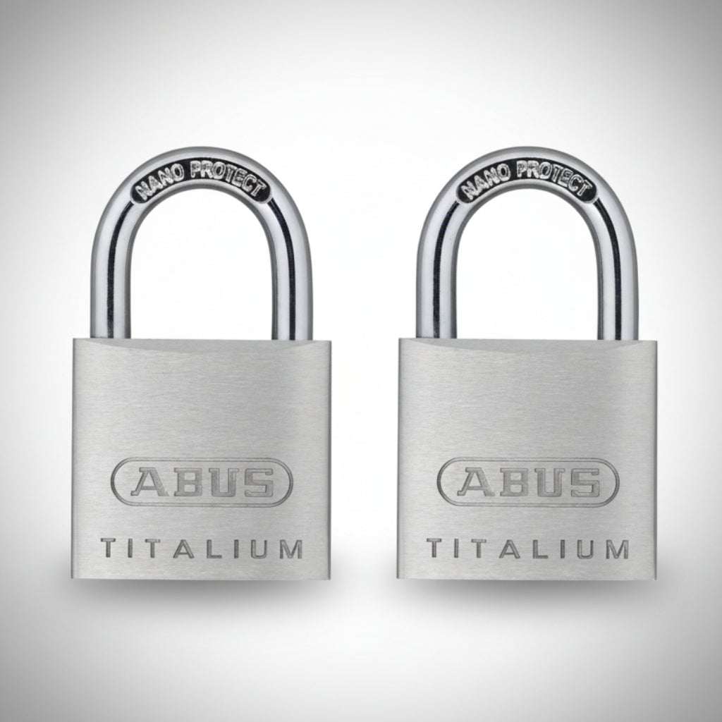 Abus 64Τi/30 Titalium Λουκέτα Ασφαλείας 30mm Σετ 2 Τεμ ΟΜΟΙΟ ΚΛΕΙΔΙ