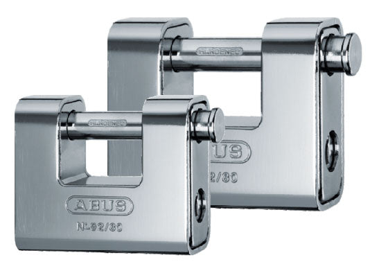 Abus 92/65 Monobloc Λουκέτο Πείρου (Τάκος) Ορειχάλκινος Με Ατσάλινο Πείρο & Επένδυση Ατσάλι 65mm