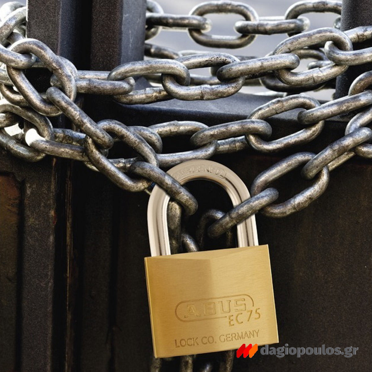Abus EC 75/50 Λουκέτο Ορειχάλκινο Με Κλειδί Ασφαλείας 50mm