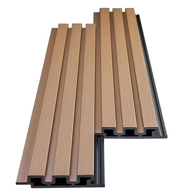 3D WPC 5580 Oak Συνθετικό Panel 2ης Γενιάς Με Πηχάκια 25x147.5x2900mm