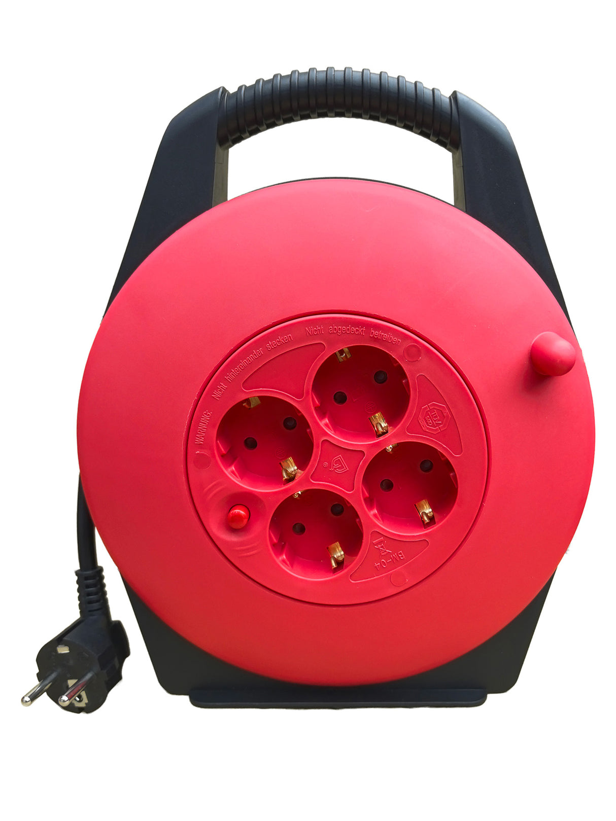 INOX KISS BAL1510P Μπαλαντέζα Ρεύματος Με Καρούλι Κλειστό 4 Θέσεων H05VV-F 3G1.5*10mtr