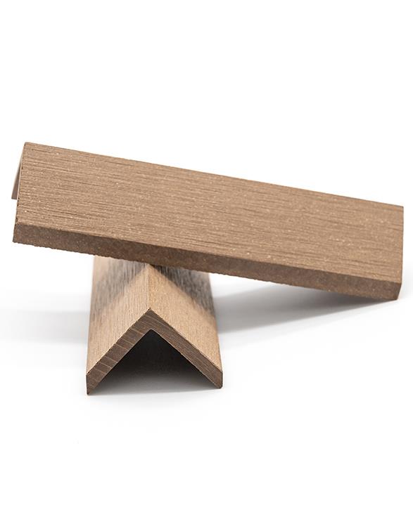Γωνία Τελειώματος Για Δάπεδο Deck WPC Απόχρωσης Ν.40 40mmx40mmx3600mm