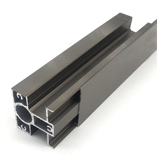 Κολώνα Ανοδειωμένου Αλουμινίου Ενισχυμένη Με Καπάκι 50mm x 47.1mm x 3000mm