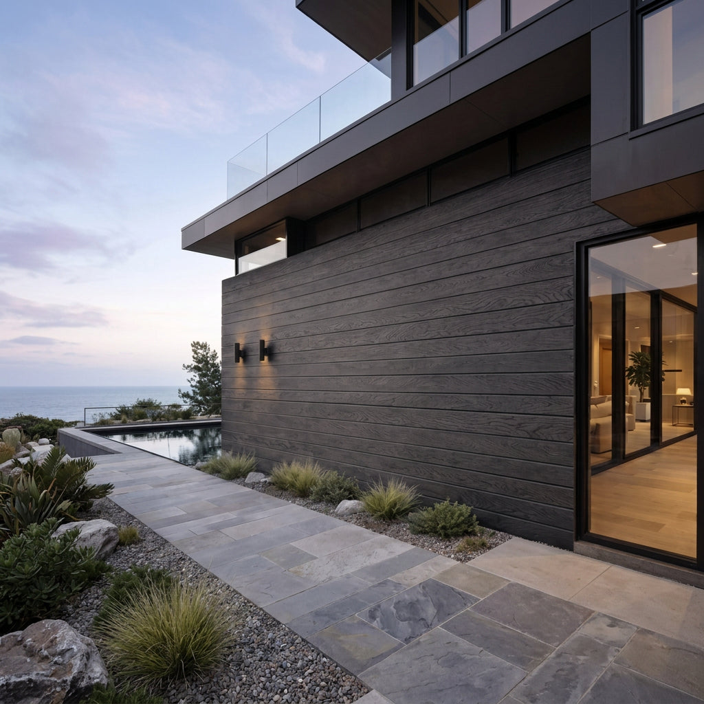WPC Wall Cladding Premium Πηχάκια Επένδυσης Charcoal 7550 12.5cm x 2900cm