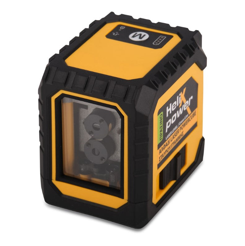 HelixPower Powercube Αλφάδι laser Σταυρού Γραμμής Πράσινης Δέσμης