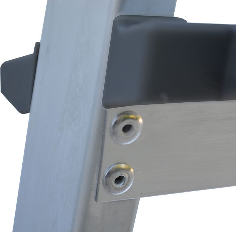 Profal 201 UNO PLUS Σκαλοσκαμπό (Σκαλάκι) Αλουμινίου με Σκαλοπάτια Στη Μία Πλευρά