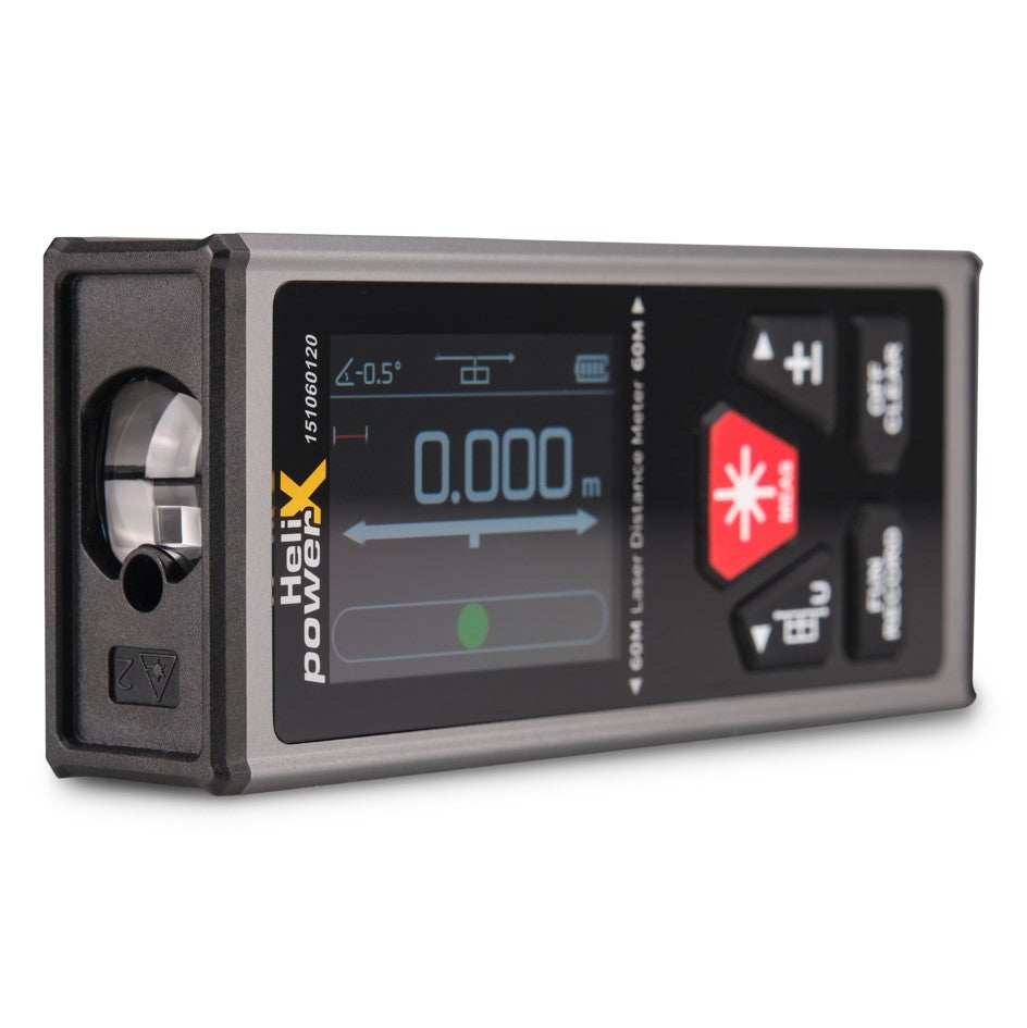 HelixPower DualSABER Red Μετρητής Αποστάσεων Laser Διπλής Δέσμης 60mtr 120mtr