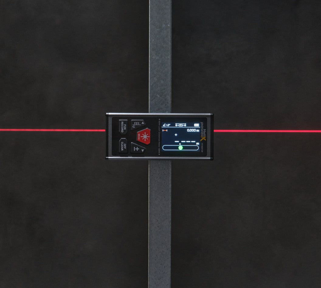 HelixPower DualSABER Red Μετρητής Αποστάσεων Laser Διπλής Δέσμης 60mtr 120mtr