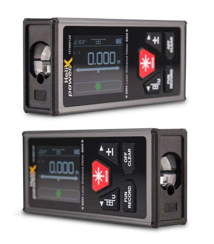 HelixPower DualSABER Red Μετρητής Αποστάσεων Laser Διπλής Δέσμης 60mtr 120mtr