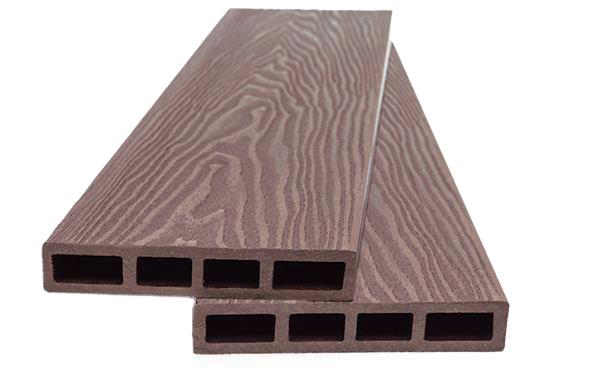 WPC Περίφραξης Νέας Γενιάς 3D Νερά Ξύλου 9040 Light Brown 20x1200x3600mm