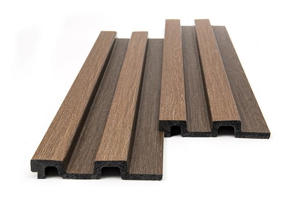 3D PS Wall Panel Residence 14 Golden Brown Oak Με Πηχάκια 21x122x2900mm