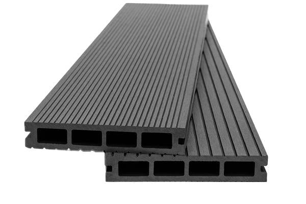 WPC Συνθετικό Δάπεδο DECK 50 Dark Grey 25x145x3600mm
