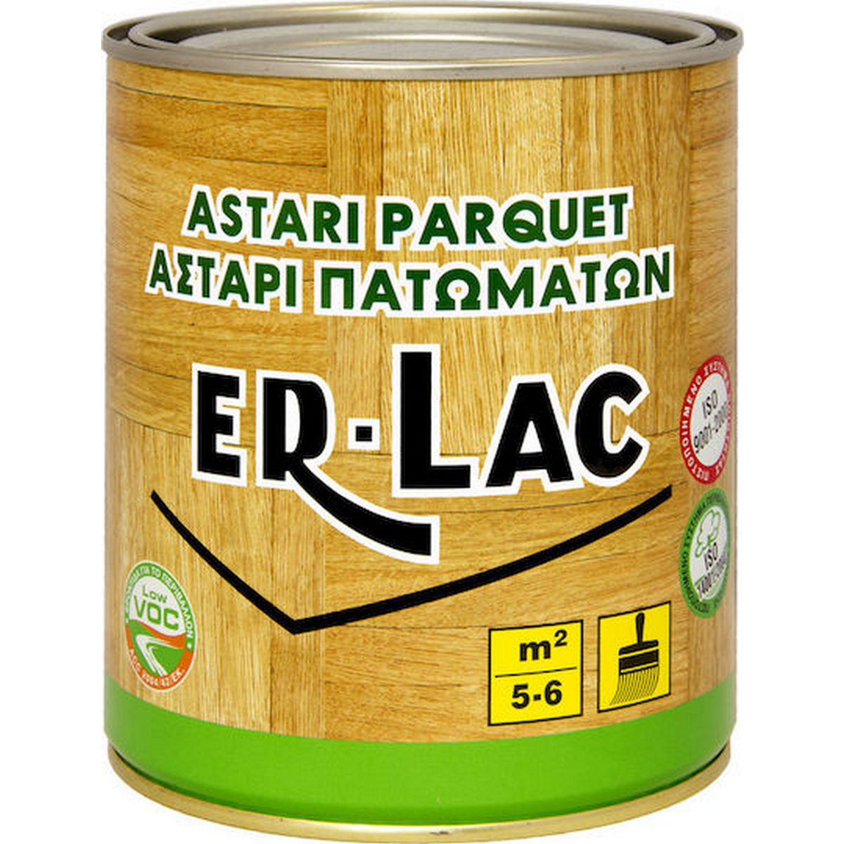 ErLac Αστάρι Πατωμάτων Παρκέ & Ξύλινων Δαπέδων Διαλυτικού Ενός Συστατικού