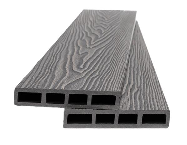 WPC Περίφραξης Νέας Γενιάς 3D Νερά Ξύλου 90180 Light Grey 20x1200x3600mm