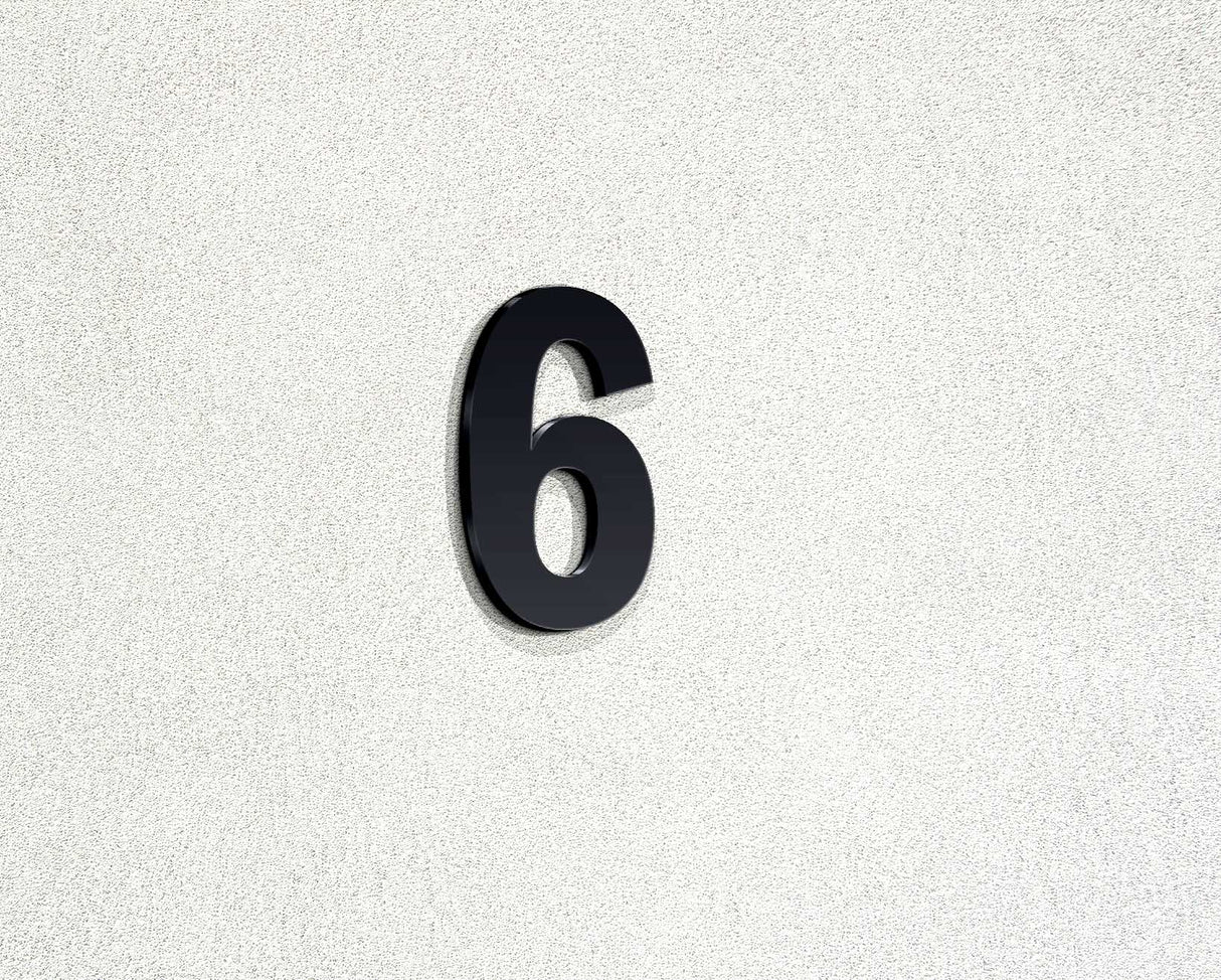 Aριθμός "6" Plexiglass 120mm