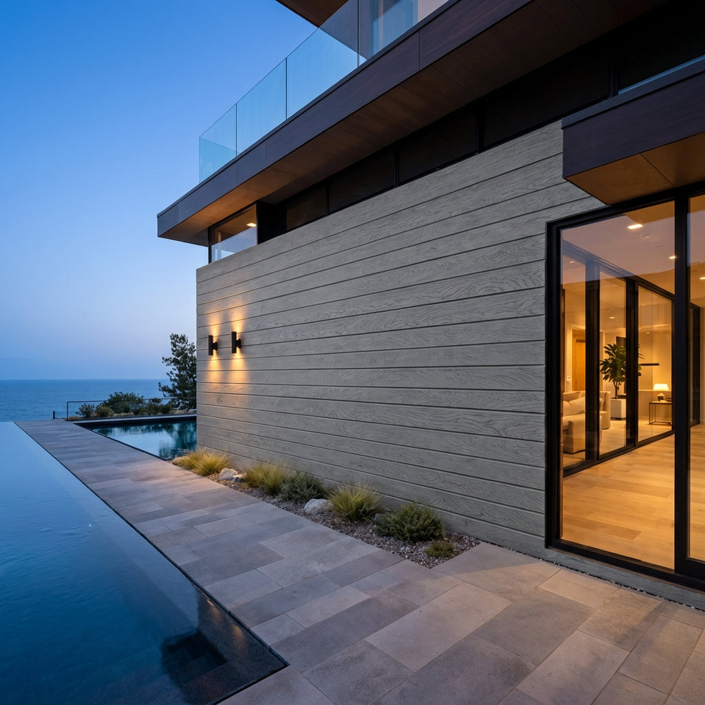 WPC Wall Cladding Premium Πηχάκια Επένδυσης Mag.Grey 75180 12.5cm x 2900cm