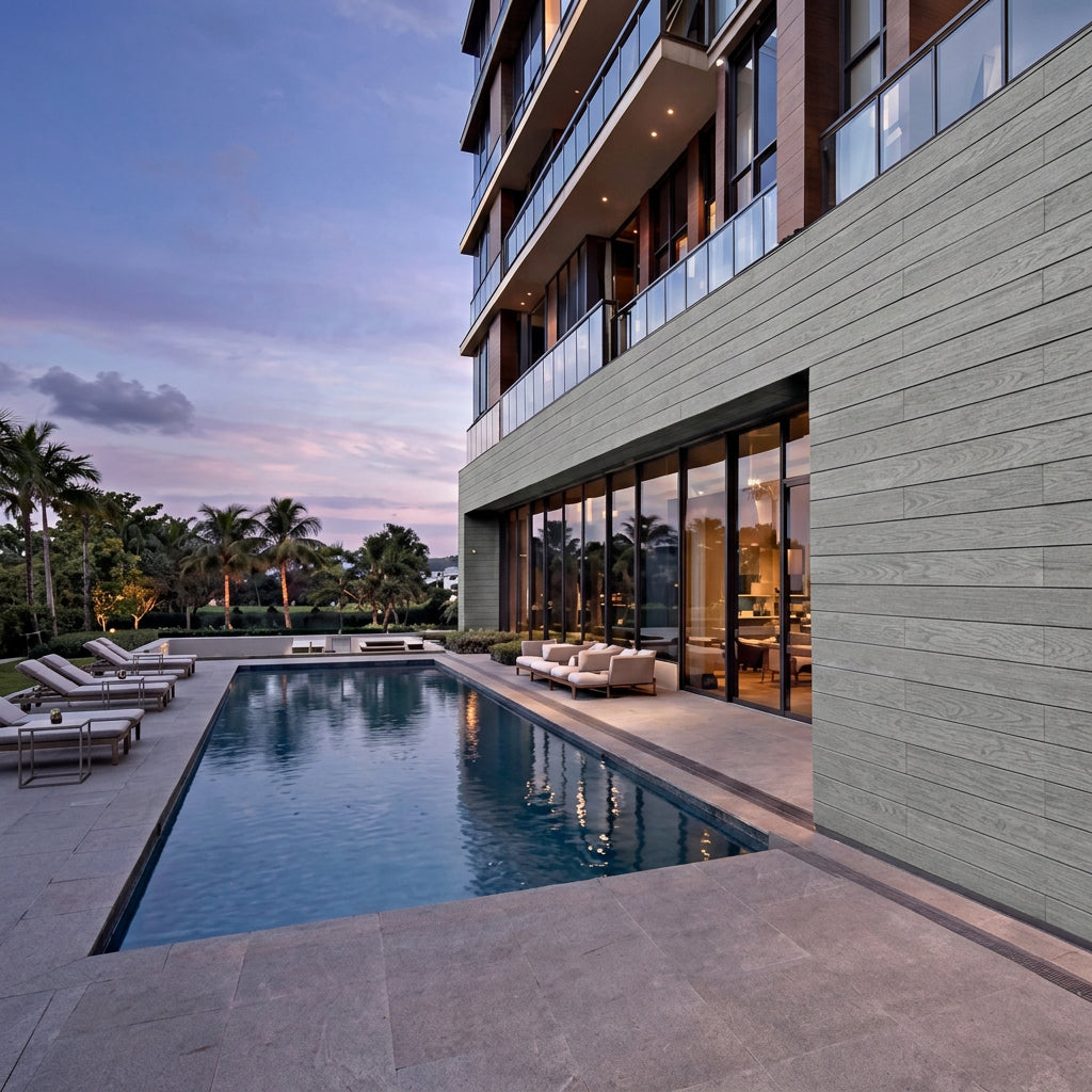 WPC Wall Cladding Premium Πηχάκια Επένδυσης Mag.Grey 75180 12.5cm x 2900cm