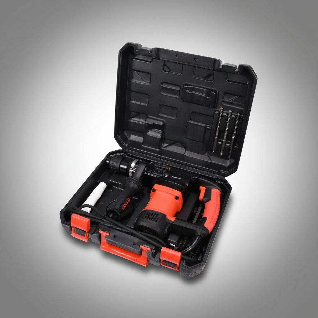 Yato YT-82123 SDS Plus Ηλεκτρικό Σκαπτικό Κρουστικό Πνευματικό Πιστολέτο 1100Watt 5.0J 8.0Kg Με Βαλίτσα