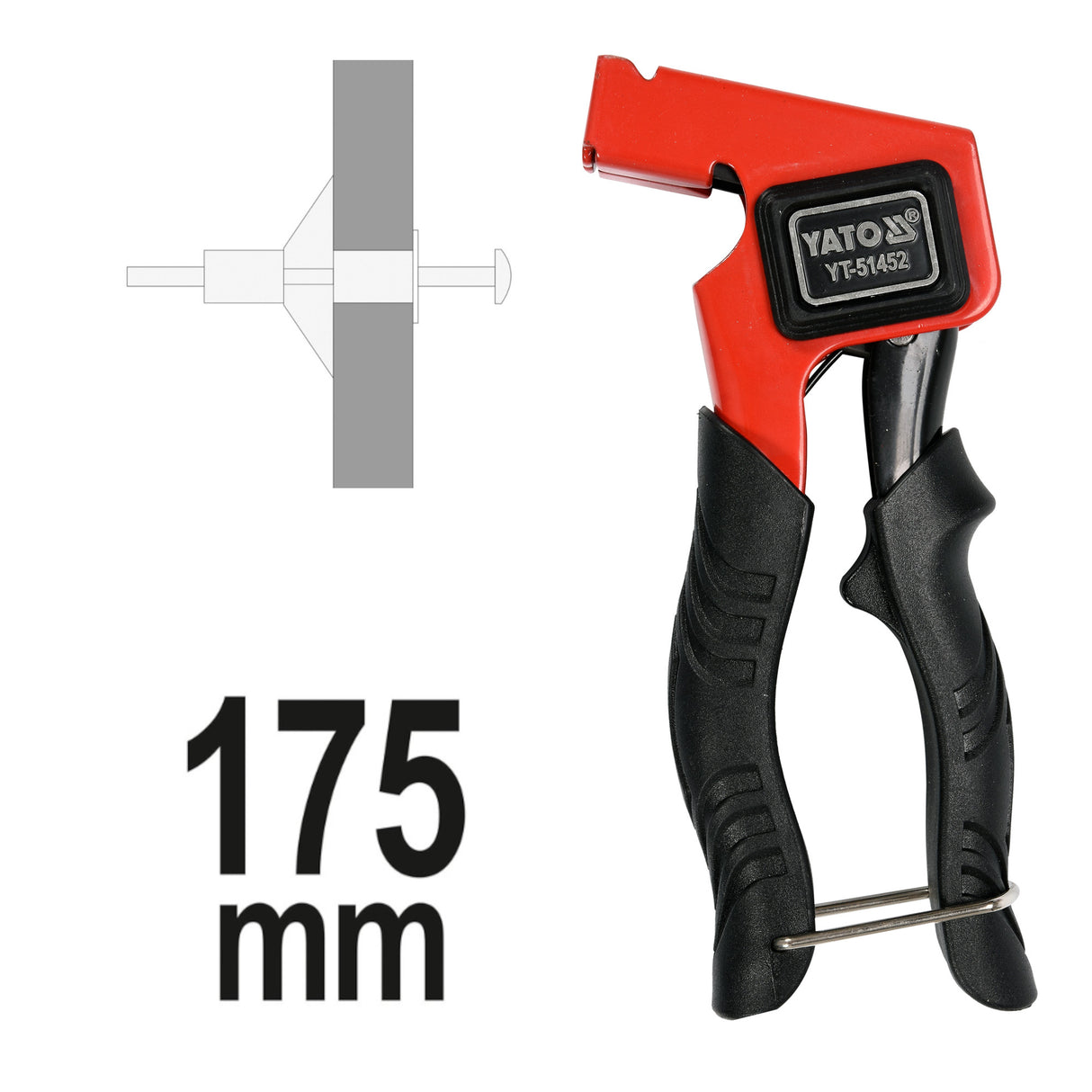Yato YT-51452 Πιστόλι Εφαρμογής Βυσμάτων Γυψοσανίδας 175mm