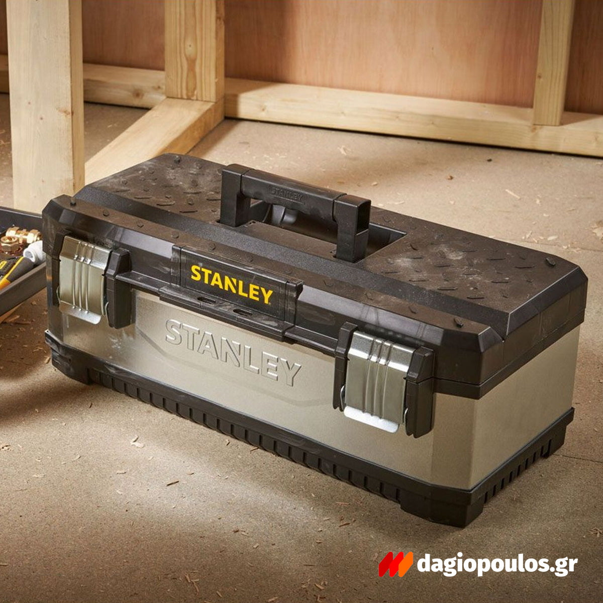 Stanley 1-95-620 Fatmax®Γκρι Μεταλλική Πλαστική Εργαλειοθήκη 26" 26Ltr
