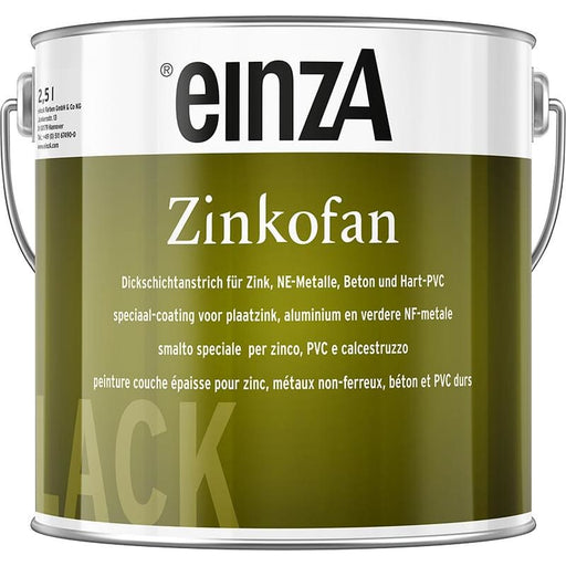 einzA Zinkofan Dickschicht Χρώμα Απευθείας Βαφή Γαλβανιζέ Χαλκού Αλουμινίου Πλαστικών PVC | Dagiopoulos.gr