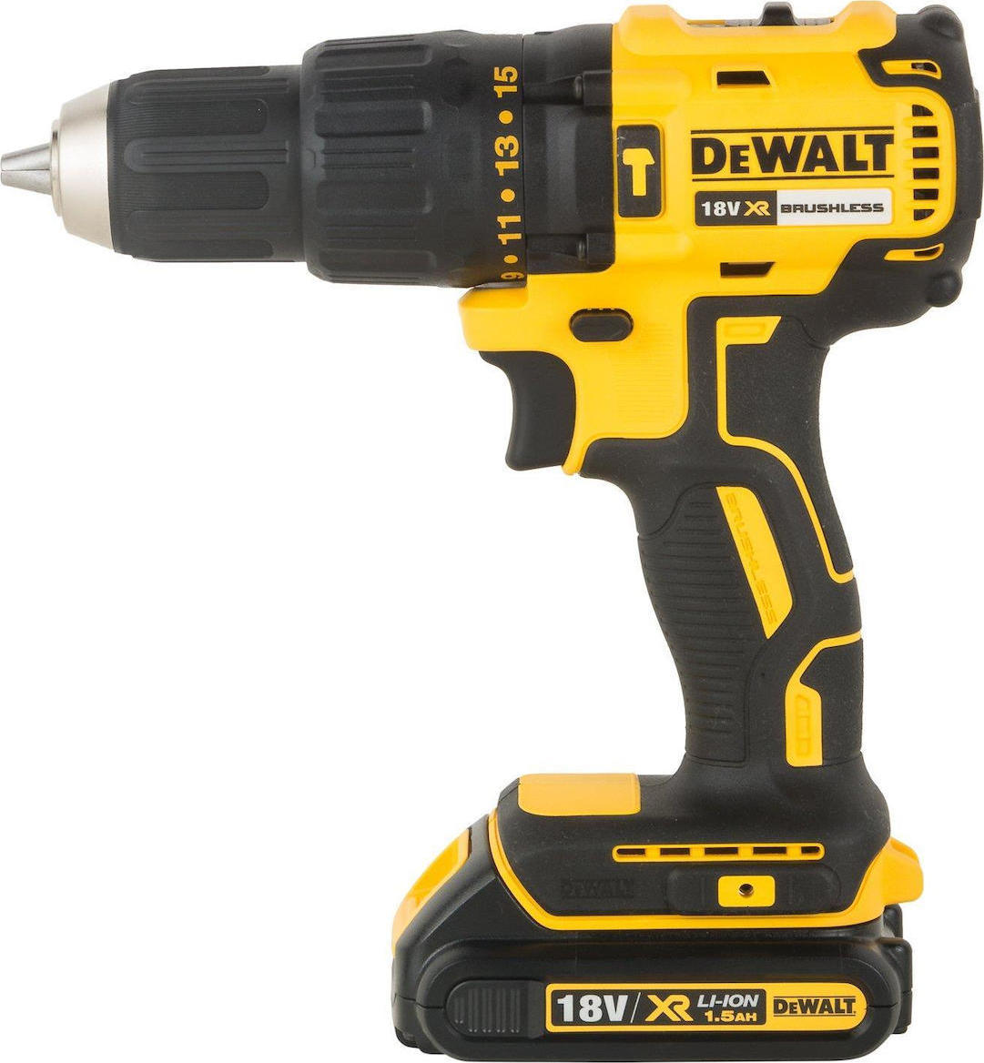 Dewalt DCD778S2T Κρουστικό Δραπανοκατσάβιδο Μπαταρίας 18V 2x1.5Ah | Dagiopoulos.gr