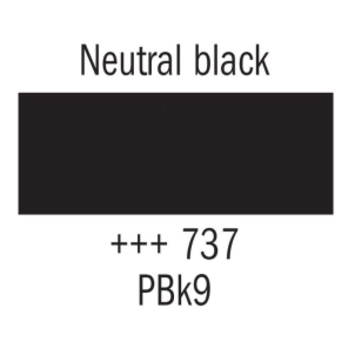 Talens Gouache 737 Neutral Black 20ml