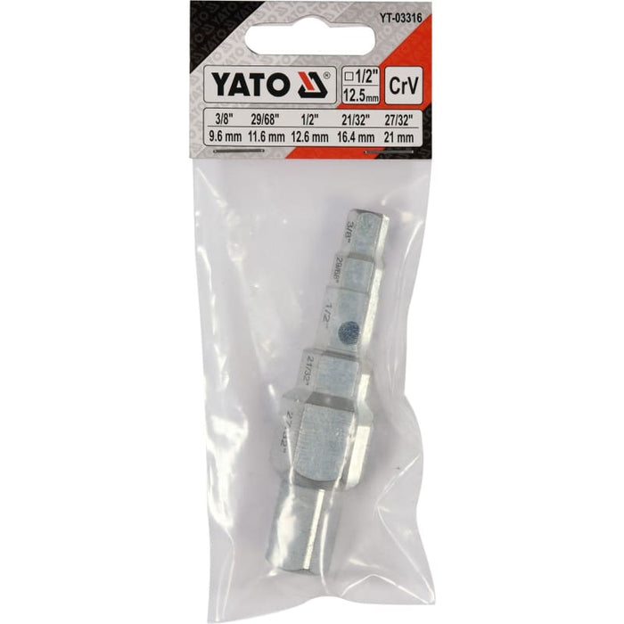 YATO YT-03316 Κλειδί Κλιμακωτό Εξάρτημα Καστάνιας Υδραυλικών | Dagiopoulos.gr