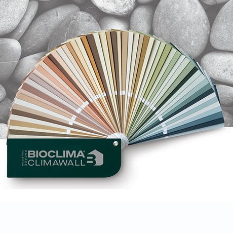 Οι αποχρώσεις της νέας βεντάλιας “BIOCLIMA® CLIMAWALL FACADE COLLECTION” διαθέσιμες σε προϊόντα της KRAFT Paints!