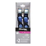 Master Lock 4368EURDAT Master Eco Ιμάντας Πρόσδεσης Φορτίου Με Πόρπη Ασφαλείας Γάντζο 2m x 25mm Σετ 2 Τεμ