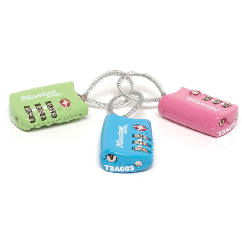 Master Lock 4688ΕURD Λουκέτο Αποσκευών Με Συνδυασμό 3 ψηφίων Ειδικό Για ΗΠΑ (TSA) 30mm