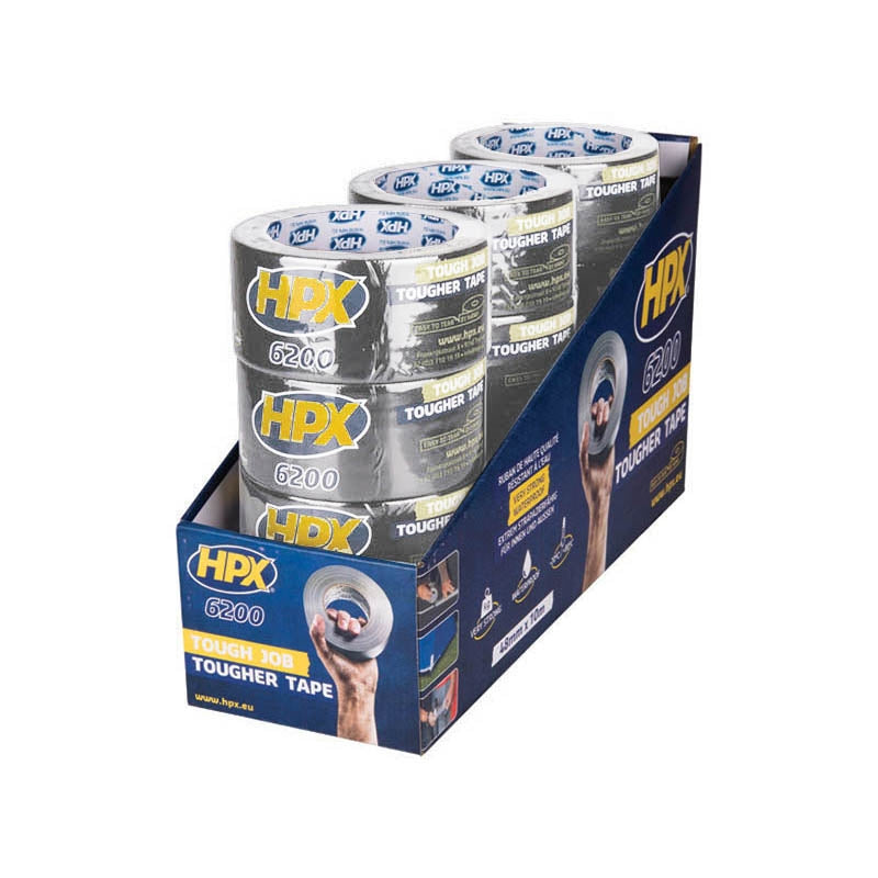 HPX Gaffer (Duct) Tape self adhesive Υφασμάτινη tape Επισκευών 48mmx5mtr ΑΣΗΜΙ