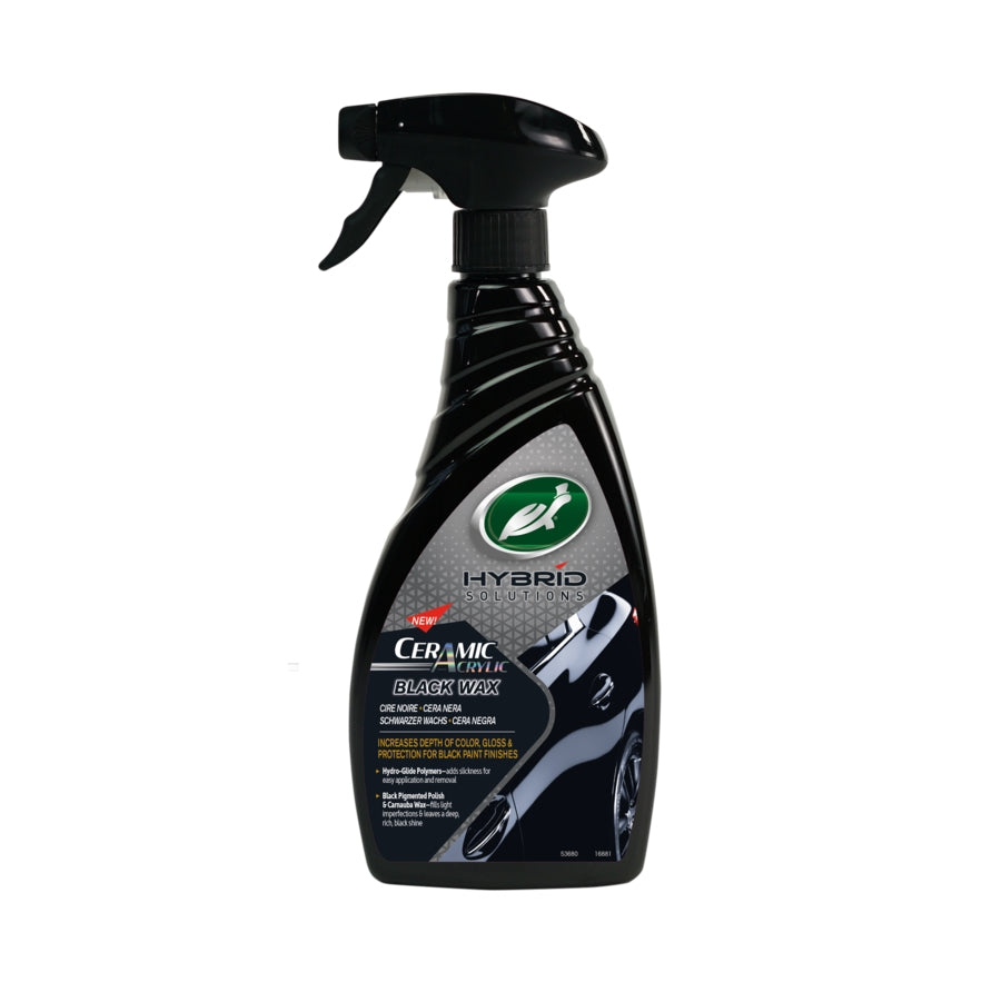 Turtle Wax Ceramic Acrylic Black Κερί Σε Σπρέι Για Μαύρα Τμήματα Αυτοκινήτου 500ml