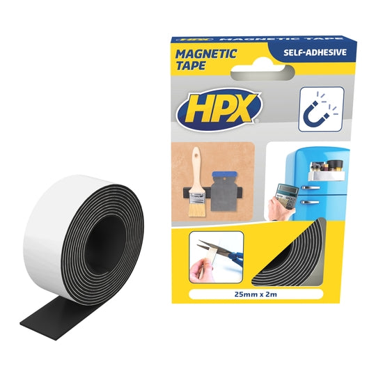 HPX Magnetic Tape Aυτοκόλλητη Μαγνητική tape 25mm x 2mtr