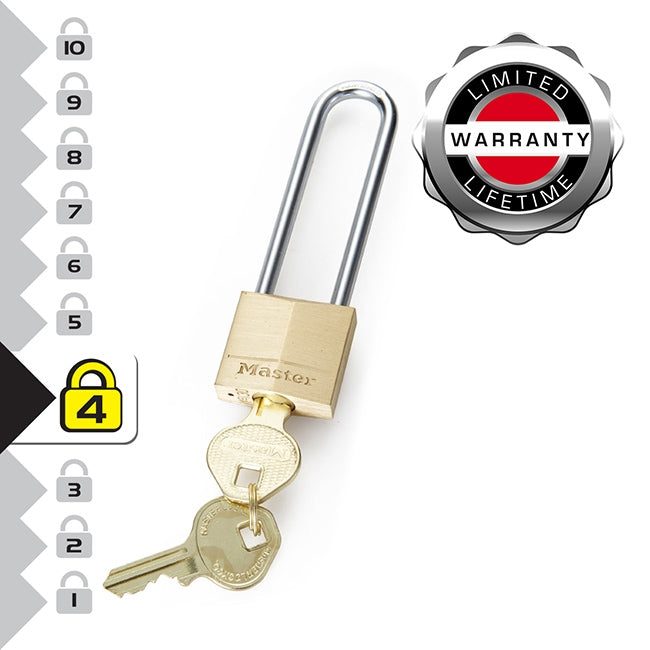 Master Lock 130EURDLJ Λουκέτο Ορειχάλκινο 30mm Μακρύλαιμο